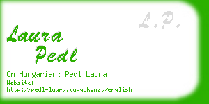 laura pedl business card